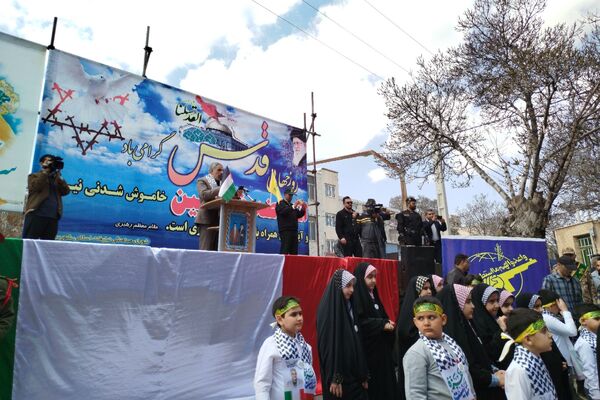 حضور پرشور مردم شهرستان بیجار در راهپیمایی روز جهانی قدس