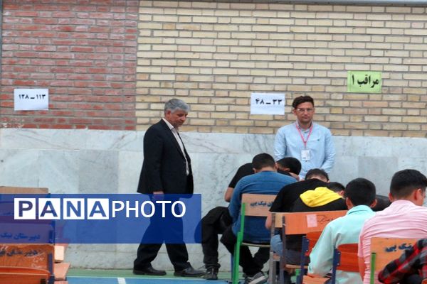 بازدیدهای ستادی از حوزه‌های برگزاری امتحانات نهایی در شهرستان فاروج 