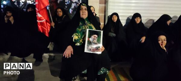 قاب پانا میزبان اجتماع پرشور مردمان ولایت مدار نیشابور در بلوار فضل