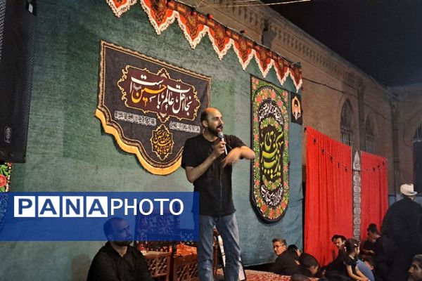 شب هفتم محرم در هیات باقرالعلوم نیشابور 