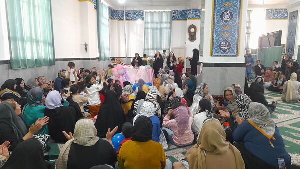 مراسم جشن دهه کرامت و استقبال از پرچم حرم رضوی در شهرستان‌فیروزکوه