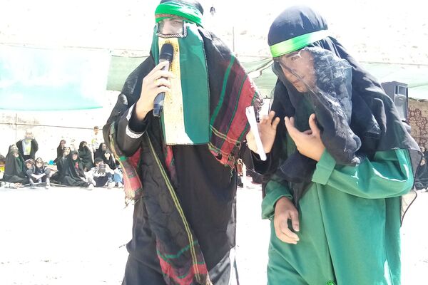 مراسم روز اربعین حسینی و تعزیه‌خوانی در شهر بار 