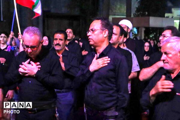 عزاداری شب هفتم محرم در امامزاه عمادالدین رباط‌کریم