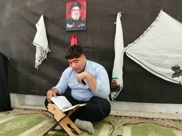  مراسم یادبود سید مقاومت توسط دانش‌آموزان تنگستانی 