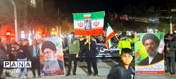 جلوه هایی از حضور باشکوه مردم آشخانه در راهپیمایی
