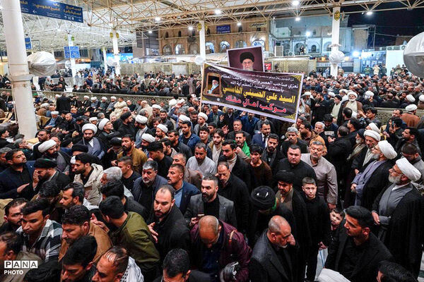 مراسم یزرگداشت شهادت رهبر انقلاب در نجف و کربلا