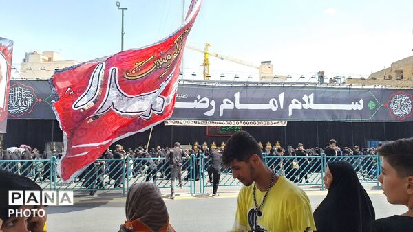 مشهد رنگ اربعین گرفت؛ روایت حضور عاشقانه مردم در خیابان امام رضا(ع)