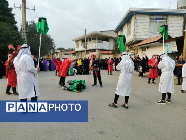 اجرای نمایش آیینی در روستای مهدیرجه گلوگاه 