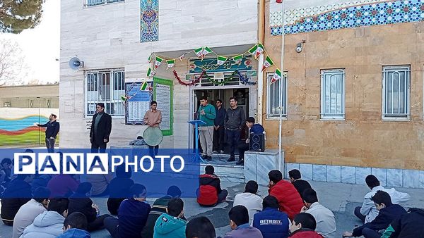 مراسم میلاد حضرت ابوالفضل(ع) در دبیرستان میثاق