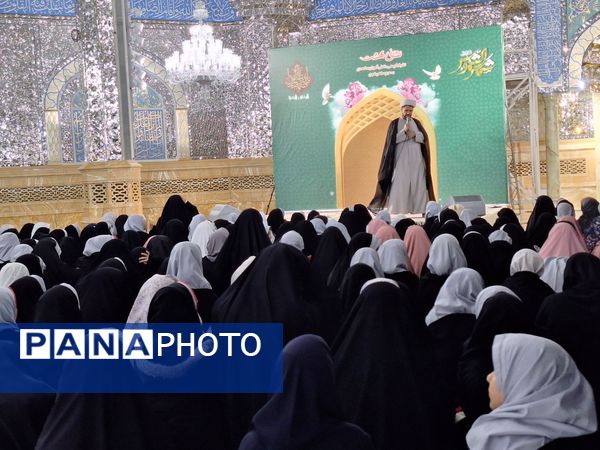 اردوی زیارتی دانش‌آموزان دبستان شاهد حاج تقی آقا بزرگ به حرم مطهر رضوی (ع)