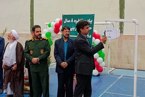 طنین آیین نمادین زنگ مهر و مقاومت در هنرستان خدیجه کبری شهرستان میبد