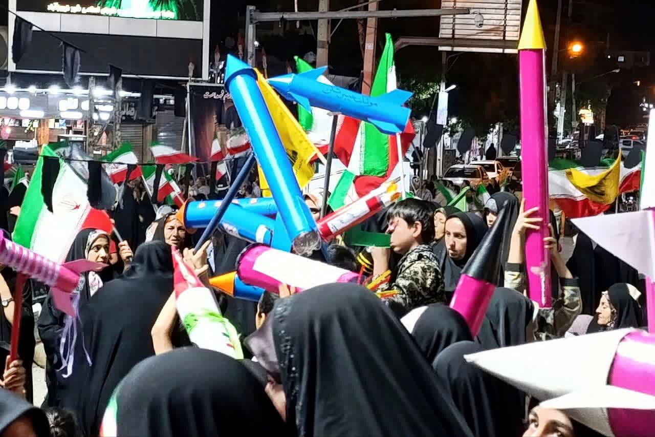 موشک‌های مقاومت در دستان کودکان فیروزآباد