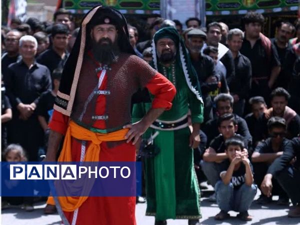 شبیه خوانی عاشورا در روستای فدافن