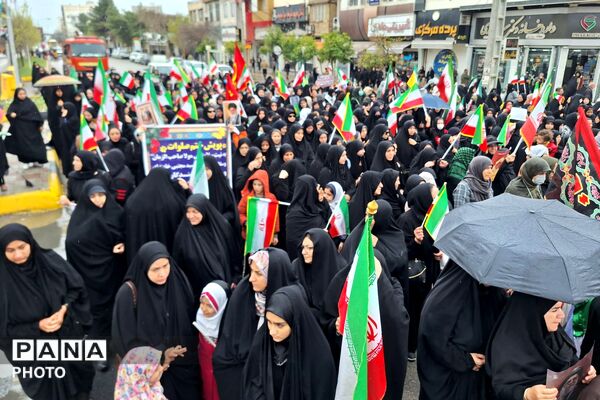 راهپیمایی روز قدس و تشییع شهید اقتدار در مرودشت