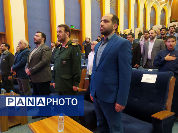 حضور اعضای پانای قم در مراسم روز خبرنگار