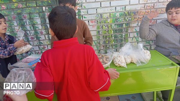 برپایی بازارچه دانش آموزی در شهرستان کاشمر 