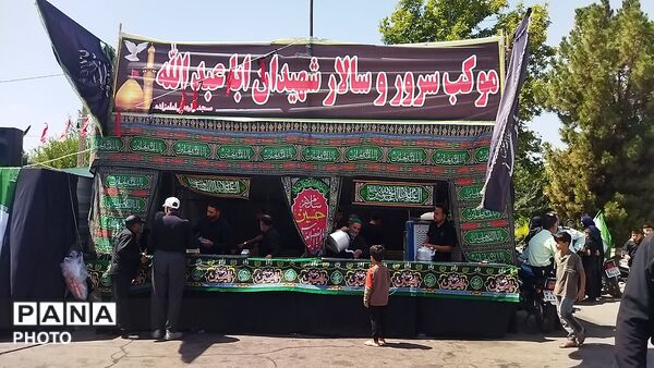 گذری بر موکب مسجد ولیعصر در پیاده روی جاماندگان اربعین حسینی نیشابور