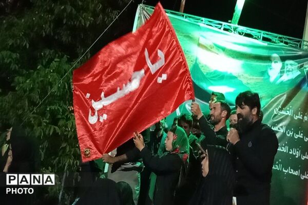 مراسم شام غریبان سالار شهیدان  در حسینیه شهدای شهر بار