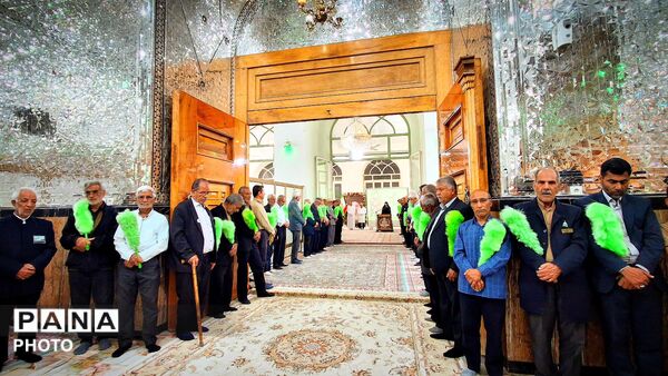 غبارروبی مزار مطهر امامزاده سید مرتضی