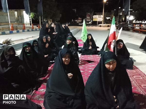 سوگاری  رهبر شهید و ایام ماه محرم به همراه اجتماعات شبانه در حسینیه شهدای شهر بار