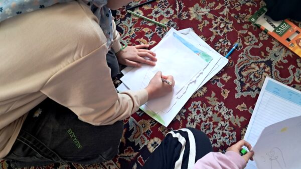 برپایی غرفه کودک در نمازجمعه کاشمر