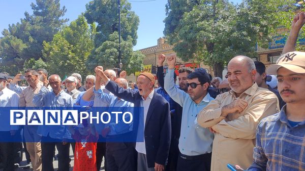 دومین راهپیمایی جمعه خشم در نیشابور 