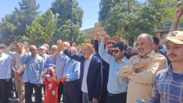 دومین راهپیمایی جمعه خشم در نیشابور 