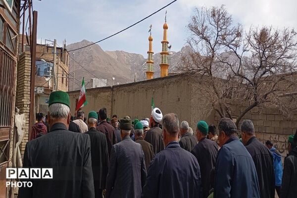 حضورخودجوش مردم سادات شهر بار به مناسبت شهادت حضرت آیت الله خامنه ای 