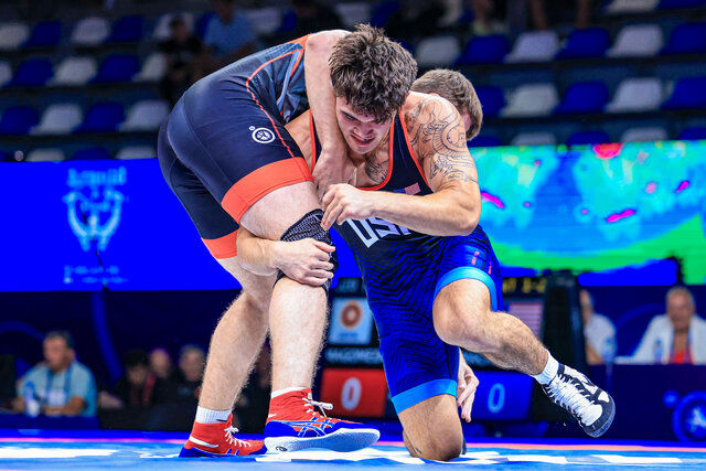 تیم ملی کشتی آزاد جوانان ایران بر سکوی سومی جهان ایستاد