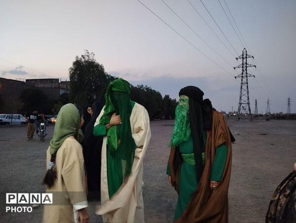 نمایش بازسازی واقعه غدیر در محله شیخ آباد قم