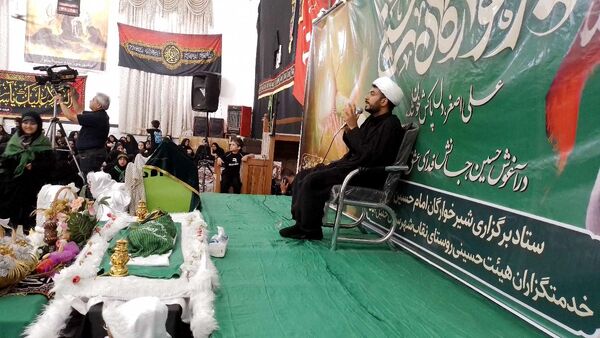 برگزاری مراسم شیرخوارگان حسینی در خلیل آباد