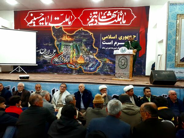 مراسم پنجمین سالگرد شهادت سردار سلیمانی در ناحیه سپاه سملقان