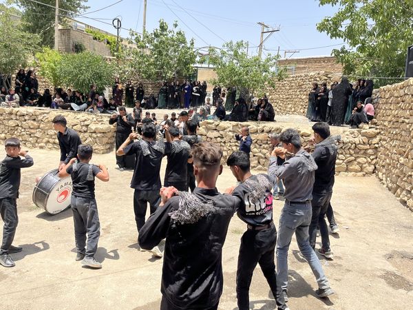 روستای قلعه سوخته در سوگ عاشورا