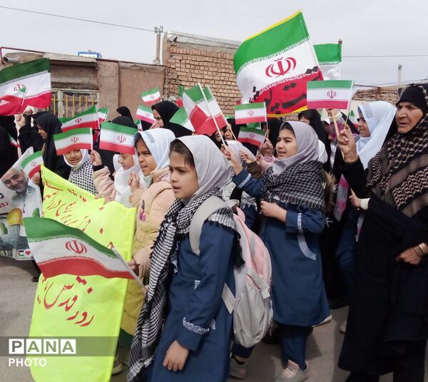اتحاد مقدس مردم ولایت مدار میان‌جلگه در راهپیمایی روز قدس