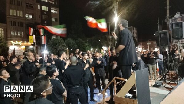 هفتمین شب از مراسم عزاداری امام حسین در حسینیه امام خامنه ای در قاب پانا
