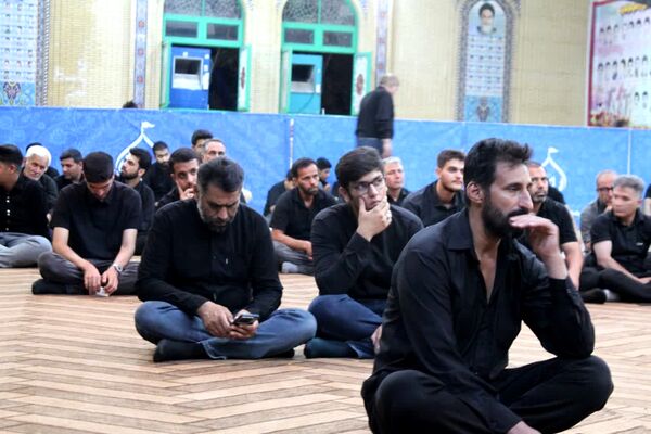 مراسم سوگواری ابا عبدالله در هیات رزمندگان اسلام شهرستان خرامه 