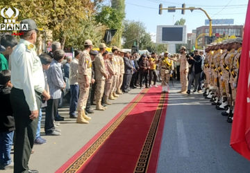 تشییع پیکر سرباز مدافع وطن، هادی جوادی در اردبیل