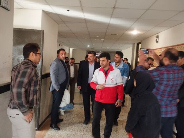 مانور زلزله در دبیرستان شهید مراتی خانلق