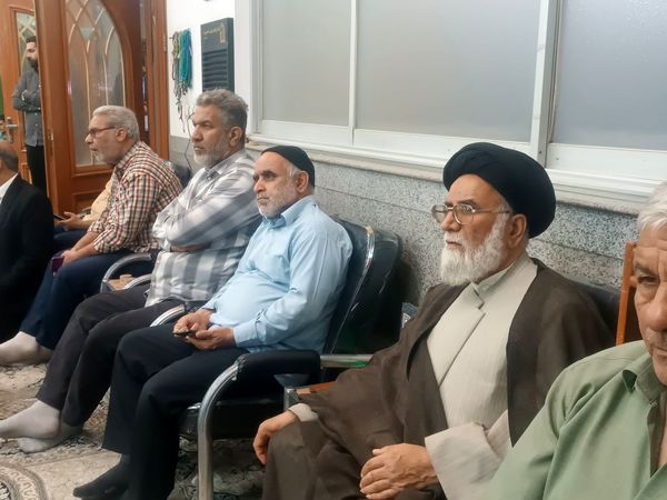 مراسم نخستین سالگرد شهادت شهدای خدمت در مسجد الهادی نیشابور 