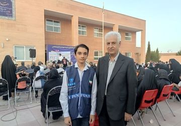 آیین کلنگ‌زنی مدرسه مهندس اصغر کاشانی