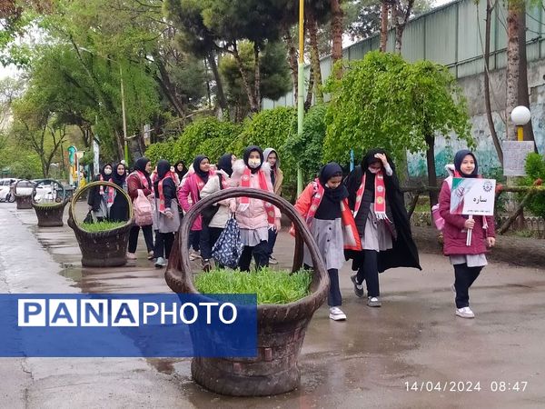 اردوی تشکیلاتی دختران سرزمین آفتاب ناحیه ۷ مشهد مقدس