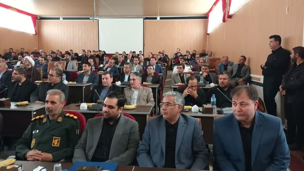 مراسم تکریم و معارفه رؤسای سابق و جدید دادگستری شهرستان اهر