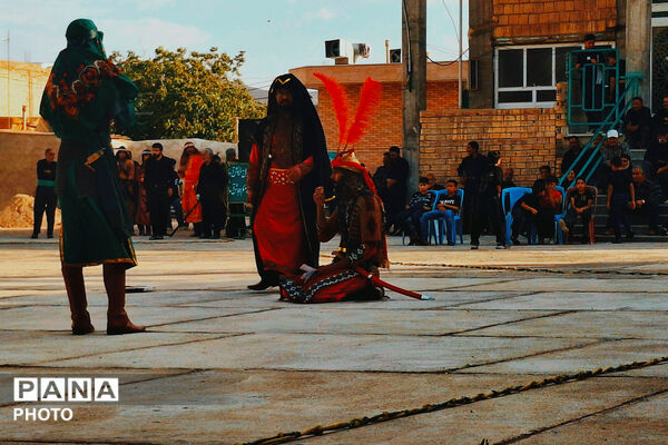 روایت عطش و وفاداری در تعزیه تاسوعای شهر بهمن