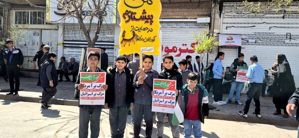 راهپیمایی روز قدس در شهرستان رشتخوار