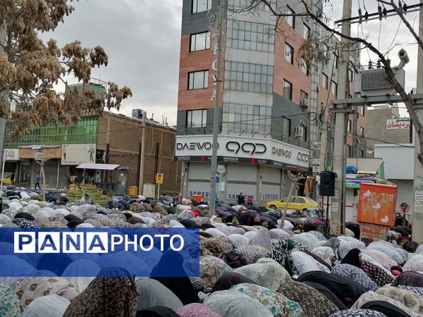  نماز عید فطر در شهرستان آبیک