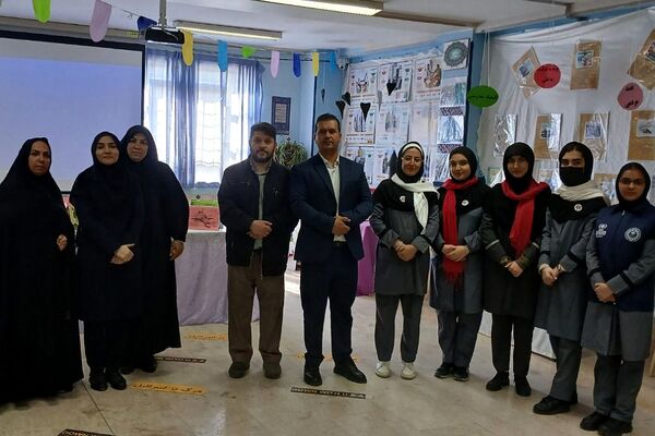 نمایشگاه غزه در مدرسه شهدای گمنام شهر پرند