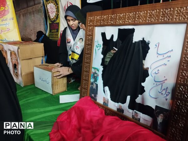 برپایی غرفه کودک در شهرستان خلیل‌آباد 