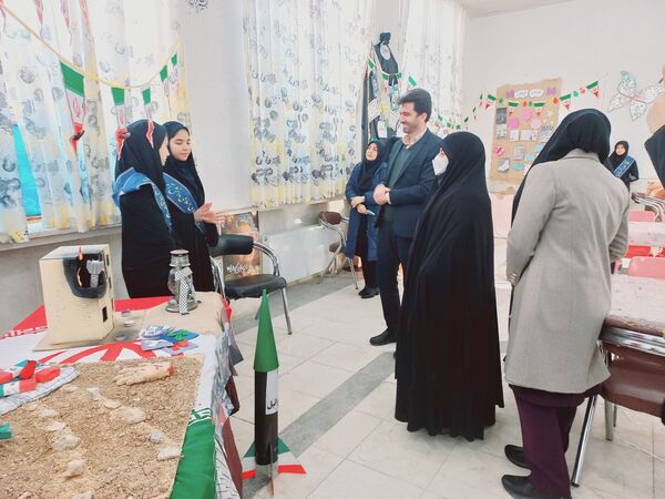 افتتاح مدرسه انقلاب دبیرستان فرزانگان آشخانه