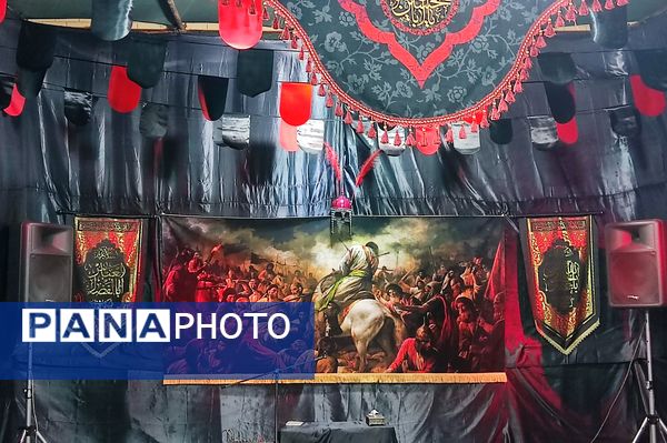 برپایی خیمه‌های عزاداری محرم در شهر شیراز