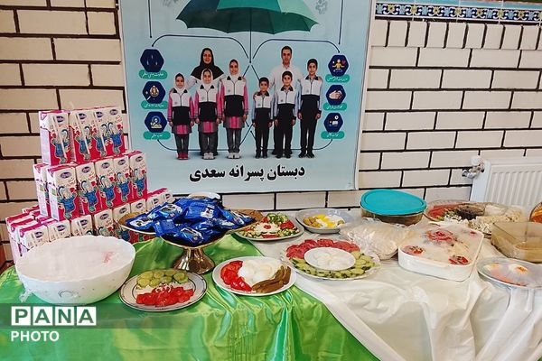 گرامیداشت هفته سلامت در مدرسه سعدی چهاردانگه